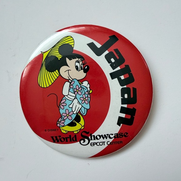 Vintage Disney Epcot Buttons  - Lot Of 5 Rare 90’s Collector World Showcase Pins - Picture 5 of 7